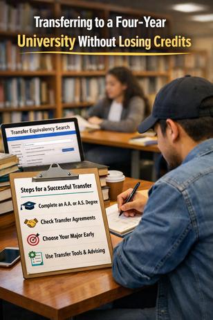 How to Transfer to a Four-Year University Without Losing Credits
