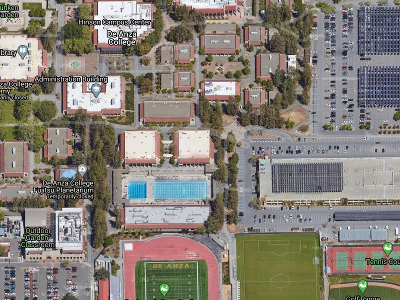 De Anza College Campus Map