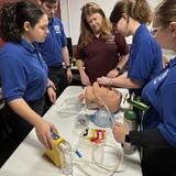 North Florida College Photo #2 - North Florida College EMT students in class.