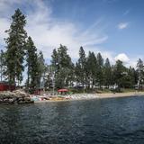 North Idaho College Photo #3 - NIC's Yap-Keehn-Um beach is situated along Lake Coeur d'Alene and Spokane River. It offers beach rentals, a dock, sand volleyball courts, and lots of room for fun in the sun.