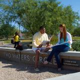 Scottsdale Community College Photo #3 - Two Waters Circle is one of the many locations on campus where students can enjoy the beautiful outdoor space to gather, study, socialize and participate in class projects.