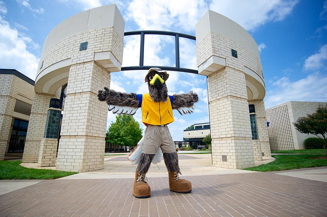 Rowan-Cabarrus Community College Photo - Beacon, our mascot, on North Campus