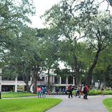 McLennan Community College Photo #4 - Students walking towards classes at McLennan Community College.