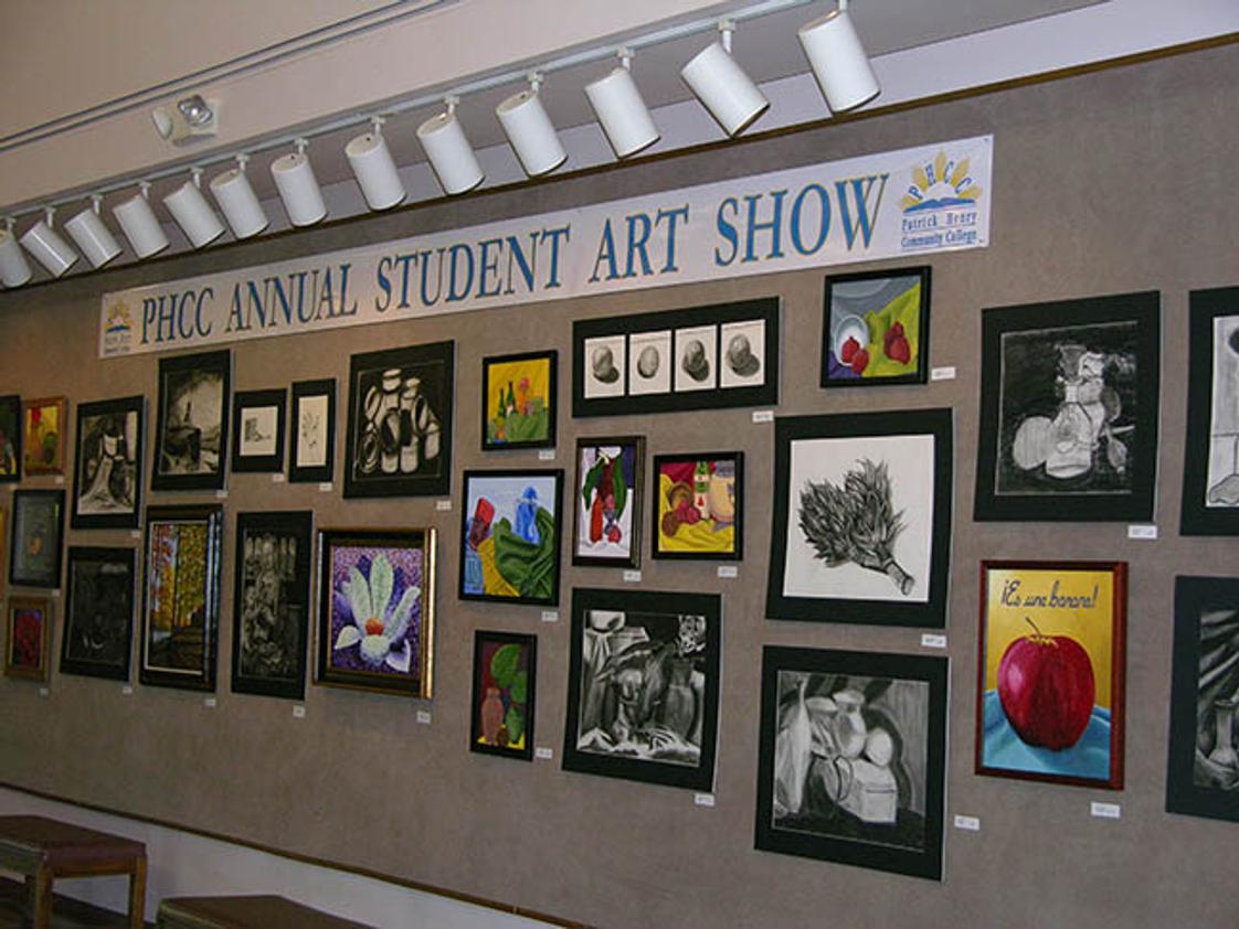 Patrick & Henry Community College Photo #2 - PHCC Art students display their work each year.