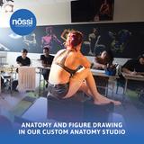 Nossi College of Art Photo #8 - Nossi's custom-made anatomy studio allows students to work with models in our basic and advanced anatomy classes. This is where students learn the foundation of drawing people so they can become skilled at character creation.