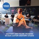 Nossi College of Art and Design Photo #8 - Nossi's custom-made anatomy studio allows students to work with models in our basic and advanced anatomy classes. This is where students learn the foundation of drawing people so they can become skilled at character creation.