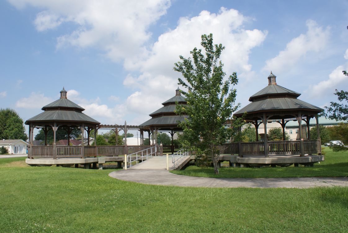 Nunez Community College Photo #1 - Campus gazebos: used for student events on campus.