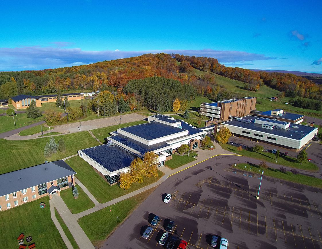 Gogebic Community College Photo #1 - Aerial view of the main campus in Ironwood, MI