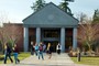 Pierce College-Fort Steilacoom Photo - Students gather outside the Gaspard Building on the Puyallup Campus.