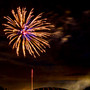 Walla Walla Community College Photo - The Fourth of July is celebrated with fireworks over the Dietrich Dome on Walla Walla Community College's campus