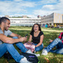 Mount Wachusett Community College Photo #3 - Students spending time together on the beautiful campus at Mount Wachusett Community College in Gardner, MA.